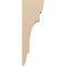 Ekena Millwork 5"W x 10"D x 30"H Thin New Brighton Rough Cedar Woodgrain TimberThane Corbel, Primed Tan CORUR05X10X30NEBRCPR - alternate 6